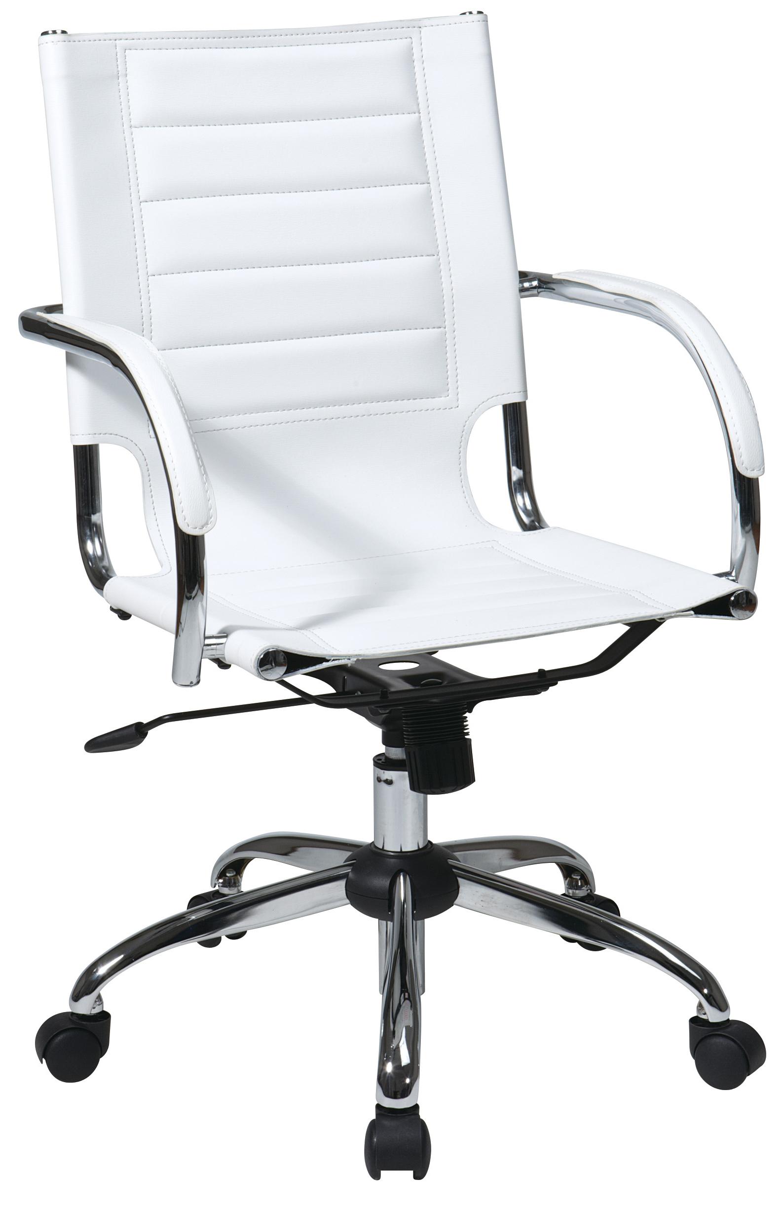 Office Chairs TND941AWH Trinidad Office Task Chair w/ Casters Sadler